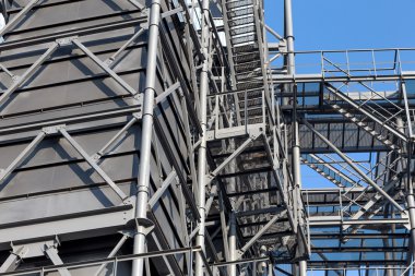  Metal hangar , storage tank silo of wheat and other cereals . 